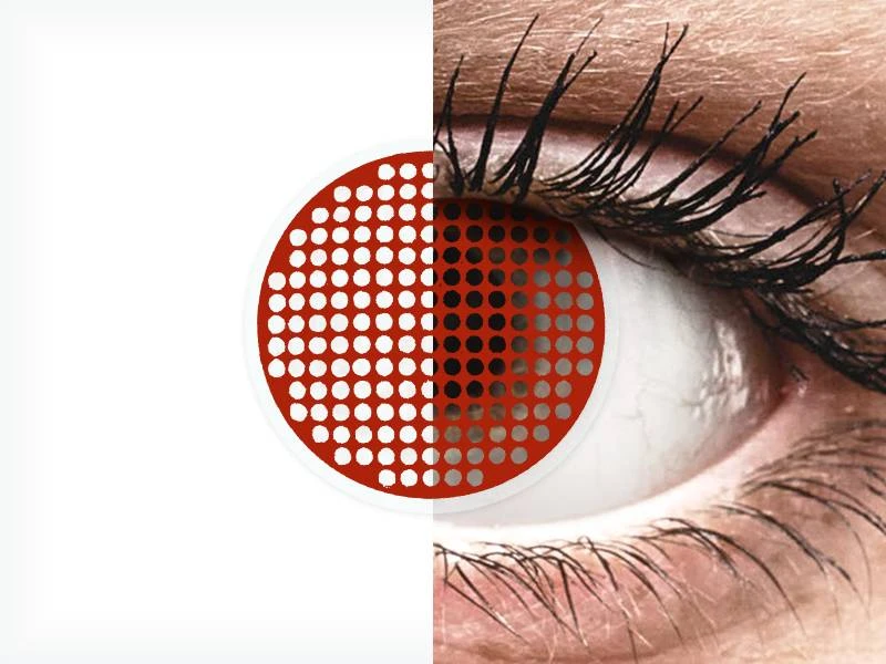 Lentilles De Contact ColourVue Crazy Rouge Red Screen | Alensa 5 Lentilles De Contact ColourVue Crazy Rouge Red Screen | Alensa – Image 3