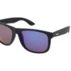 Lunettes De Soleil Alensa Sport All Black Blue Mirror | Alensa