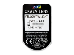 CRAZY LENS - Yellow Twilight - Journalières Correctrices (2 Lentilles) | Alensa -ADIDAS || Polaroid || Carrera Soldes 47997 800x600 1