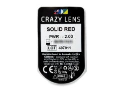 CRAZY LENS - Solid Red - Journalières Correctrices (2 Lentilles) | Alensa -ADIDAS || Polaroid || Carrera Soldes 48126 800x600 1