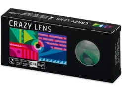 CRAZY LENS - Cat Eye Green - Journalières Non Correctrices (2 Lentilles) | Alensa -ADIDAS || Polaroid || Carrera Soldes 48251 800x600 1