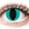 CRAZY LENS - Cat Eye Aqua - Journalières Non Correctrices (2 Lentilles) | Alensa
