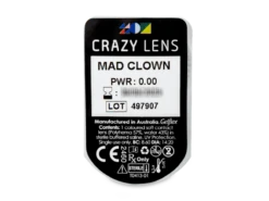 CRAZY LENS - Mad Clown - Journalières Non Correctrices (2 Lentilles) | Alensa -ADIDAS || Polaroid || Carrera Soldes 48316 800x600 1