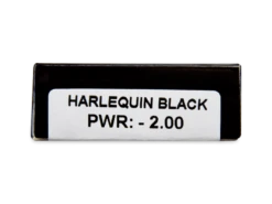 CRAZY LENS - Harlequin Black - Journalières Correctrices (2 Lentilles) | Alensa -ADIDAS || Polaroid || Carrera Soldes 48366 800x600 1