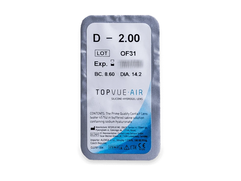 Lentilles De Contact TopVue Air (6 Lentilles) - 19.39 € | Alensa 5 Lentilles De Contact TopVue Air (6 Lentilles) - 19.39 € | Alensa – Image 3