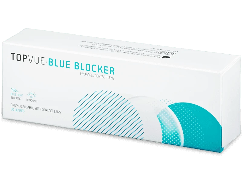 TopVue Blue Blocker Lentilles Journalières Avec Filtre Anti-lumière Bleue | Alensa 3 TopVue Blue Blocker Lentilles Journalières Avec Filtre Anti-lumière Bleue | Alensa