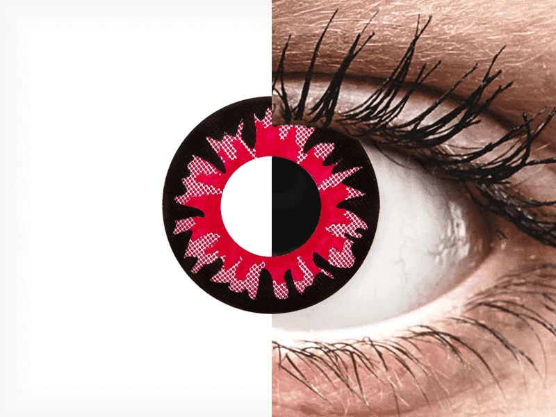 Lentilles De Contact ColorVue Crazy Rouge Vulturi | Alensa 5 Lentilles De Contact ColorVue Crazy Rouge Vulturi | Alensa – Image 3