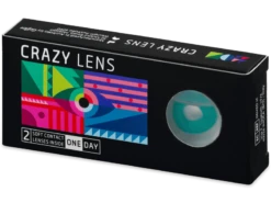 CRAZY LENS - Solid Turquoise - Journalières Correctrices (2 Lentilles) | Alensa -ADIDAS || Polaroid || Carrera Soldes 55249 800x600 1