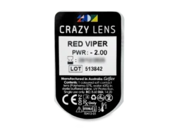 CRAZY LENS - Red Viper - Journalières Correctrices (2 Lentilles) | Alensa -ADIDAS || Polaroid || Carrera Soldes 55270 800x600 1