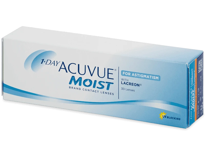 Lentilles 1 Day Acuvue Moist For Astigmatism (30 lentilles) - 22.89 € | Alensa 3 Lentilles 1 Day Acuvue Moist For Astigmatism (30 lentilles) - 22.89 € | Alensa