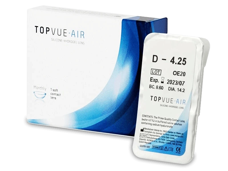 Lentilles De Contact TopVue Air (1 Lentilles) - 3.89 € | Alensa 3 Lentilles De Contact TopVue Air (1 Lentilles) - 3.89 € | Alensa
