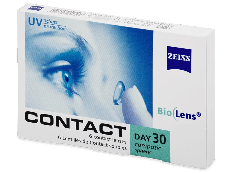 Carl Zeiss Contact Day 30 Compatic (6 lentilles) | Alensa 3 Carl Zeiss Contact Day 30 Compatic (6 lentilles) | Alensa