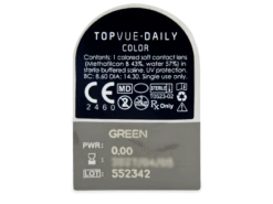 TopVue Daily Color - Green - Journalières Non Correctrices (2 Lentilles) | Alensa -ADIDAS || Polaroid || Carrera Soldes 63384 800x600 1