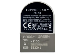 TopVue Daily Color - Fresh Green - Journalières Correctrices (2 Lentilles) | Alensa -ADIDAS || Polaroid || Carrera Soldes 63422 800x600 1