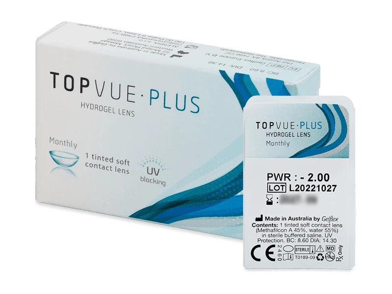TopVue Plus Monthly | Lentilles Mensuelles (1 lentille) - 4.39€ | Alensa 3 TopVue Plus Monthly | Lentilles Mensuelles (1 lentille) - 4.39€ | Alensa